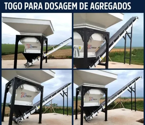   PRONTA ENTREGA -TOGO PARA PESAGEM DE AGREGADOS 5m3 