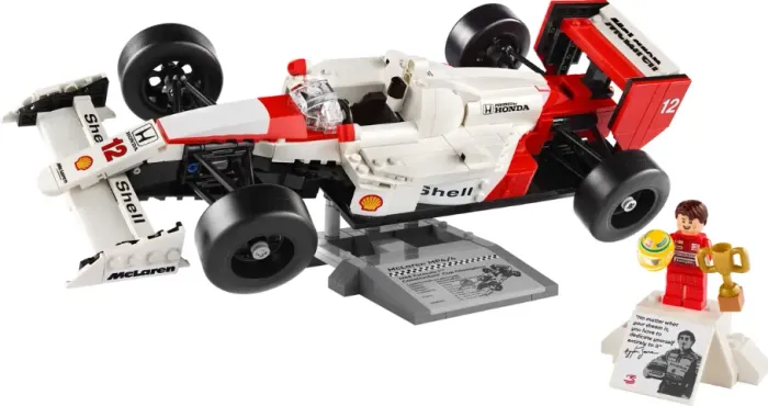 Lego Icons Tributo Ayrton Senna F1 McLaren MP4/4 - 693 peças código 10330 (caixa perfeita)