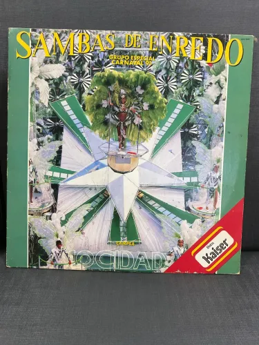 Lp 2 discos de vinil Sambas de Enredo Carnaval 91