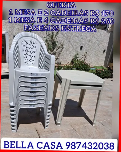 MESA MELISSA MEL GZ4S ENTREGO HOJE