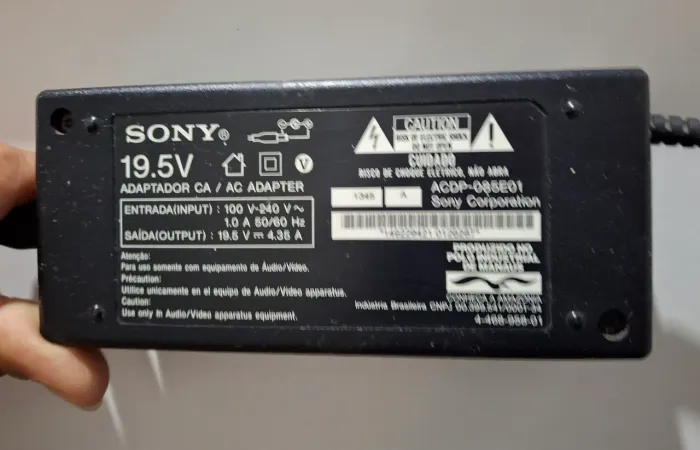 Adaptador de energia SONY