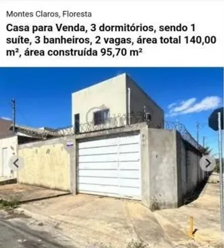 Casa à Venda - Floresta, Montes Claros/MG