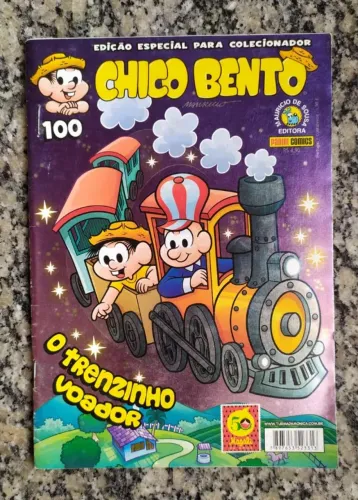 Chico Bento Edição 100 Especial De Colecionador Capa Metalizada Gibi raro em ótimo estado 