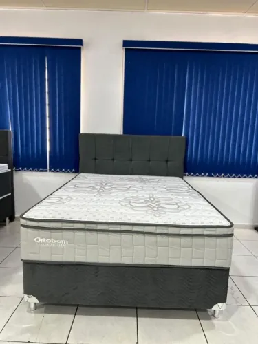 Cama box e colchão