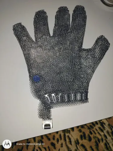 Luva de aço de açougueiro tamanho g