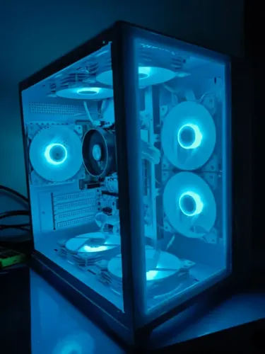 PC Gamer / Trabalho Top de Linha - Ryzen 5 + 32GB RAM + Gabinete Aquário RGB