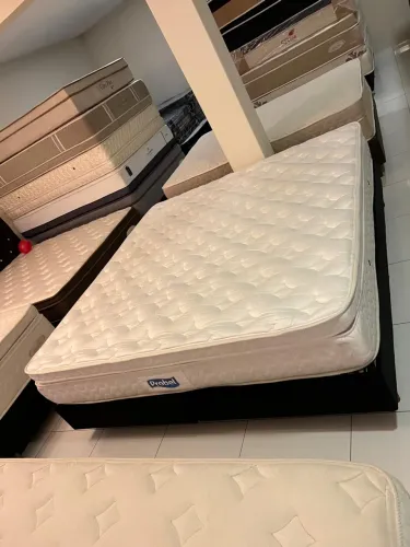 Cama King Size Probel Pillow Top Seminova - ENTREGO