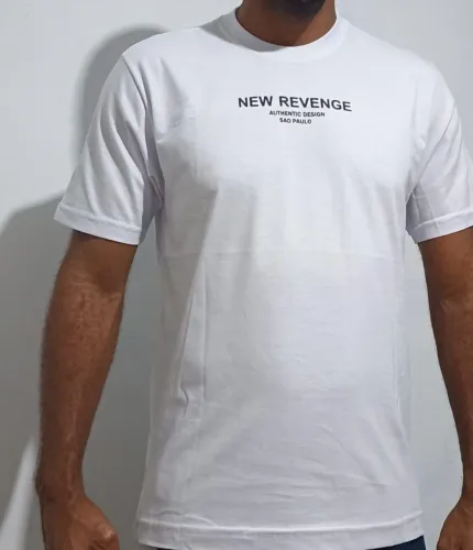 Camisa básica 100% algodão