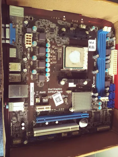 Placa Mãe amd fm1 DTD-A55 com processador
