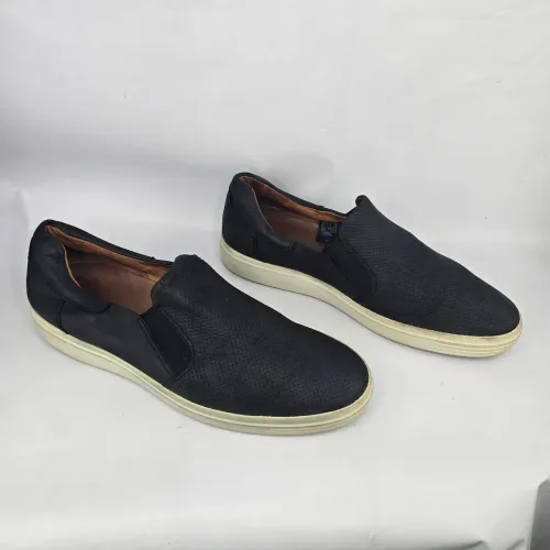 Slip-on iate ecco marca dinamarquesa tamanho 44/45 preto