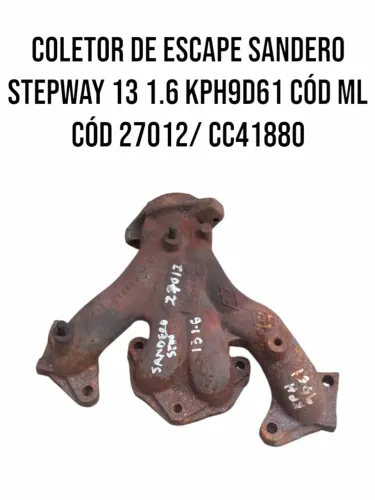 Coletor De Escape Sandero Stepway 13 Cód Ml 27012/cc41880