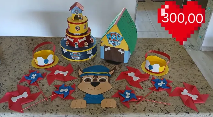 Lindo Kit Aniversário Patrulha Canina