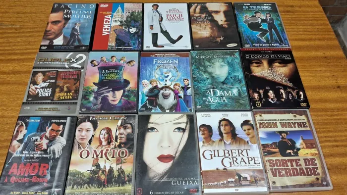 Coleção de Filmes em DVD - Diversos Gêneros