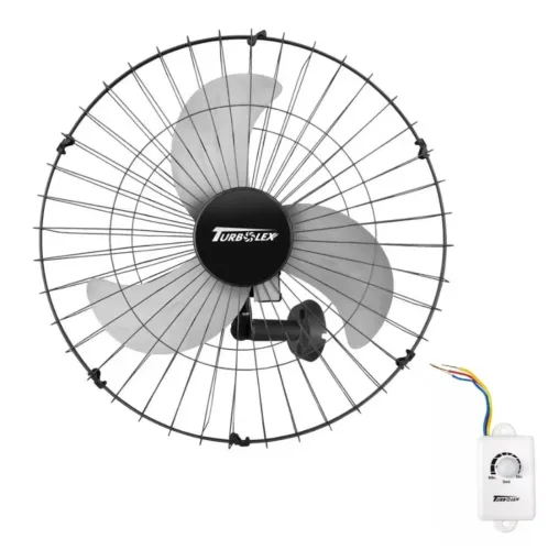 Ventilador de Parede 60cm 200W Potência Real Bivolt