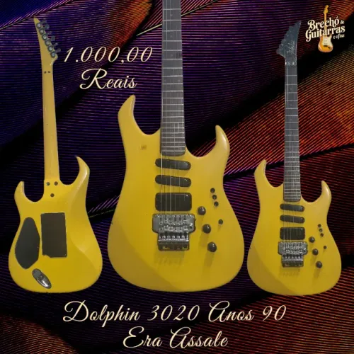 Guitarra Dolphin 3020 anos 90.
