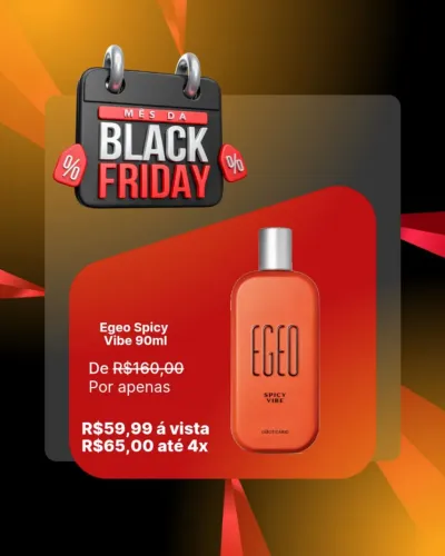 Promoção Egeo Spyce Vibe 