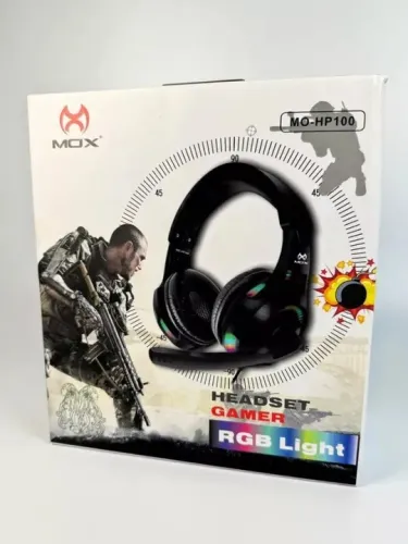 Fone HeadSet Gamer RGB moX