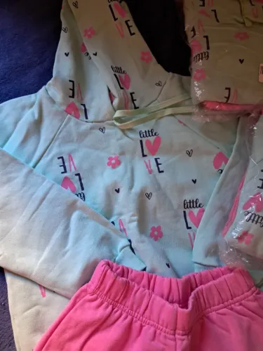 Conjunto de roupa de frio menina infantil