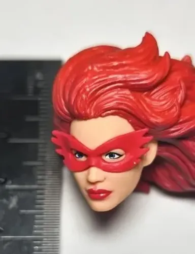 Marvel Legends Cabeça Altura 3 cm ruiva ideal p/ custom Garota Marvel Jean Grey X-Men