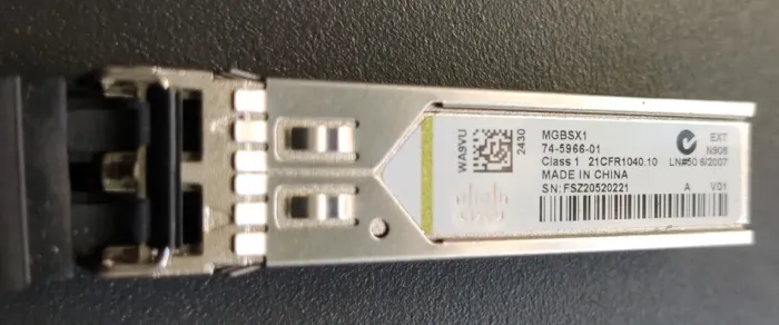 Mini Gbic Cisco MGBSX1 - Fibra Ótica