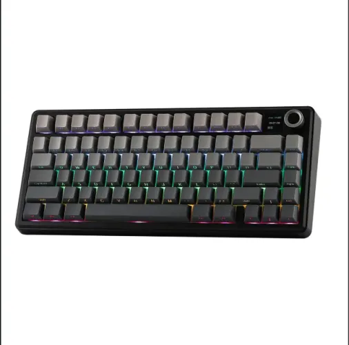 Teclado Aula F75 Max com Telinha Preto