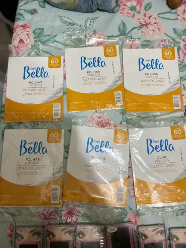 Folhas para depilação de plástico 60uni