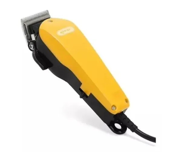 Maquina de Cortar Cabelo Profissional 4 Pente 1 Tesoura Knup 110v