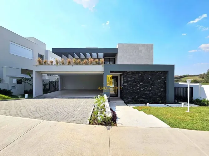 Sobrado com 4 dormitórios à venda, 400 m² por R$ 5.980.000,00 - Condomínio Villa Dos Pinhe
