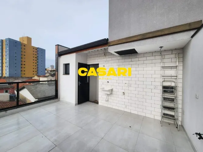 Casa à venda com 2 quartos e espaço gourmet 100 m² Vila Humaitá, Santo André/SP