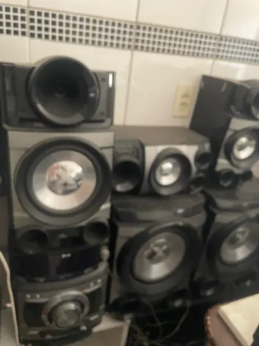 Som LG com 5 caixas de som 