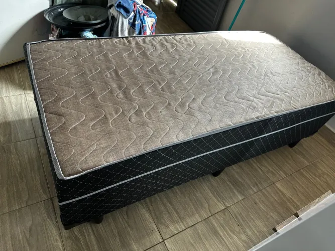 Cama Box solteiro conjugado novo combino entrega 