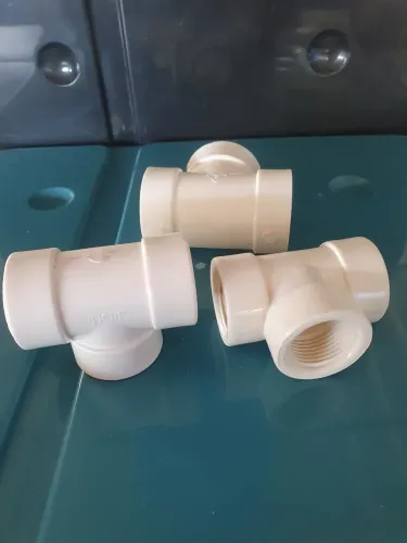 10 Te 3/4 roscavel em pvc branco