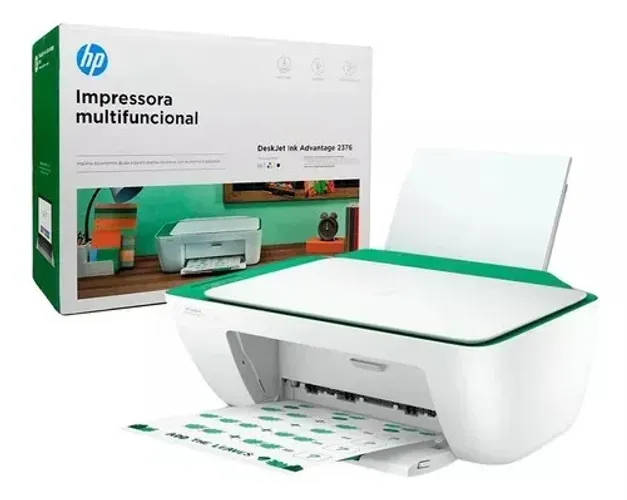 Semi-nova: Impressora Multifuncional HP color Deskjet Ink Advantage 2376 com nota fiscal