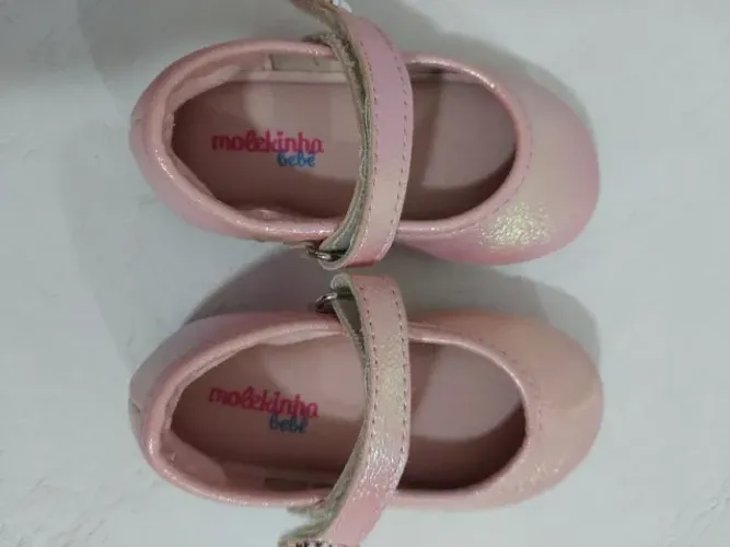 Sapatilha Molekinha Bebê - Número 20 | Linda e confortável