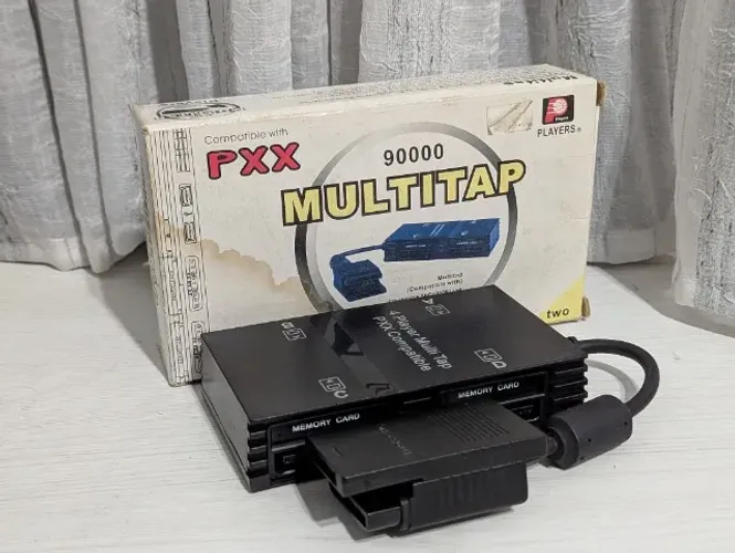 Multitap PS2 paralelo na caixa
