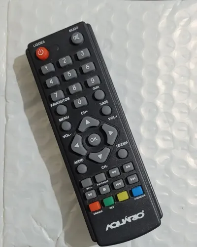 Controle remoto tv digital aquário