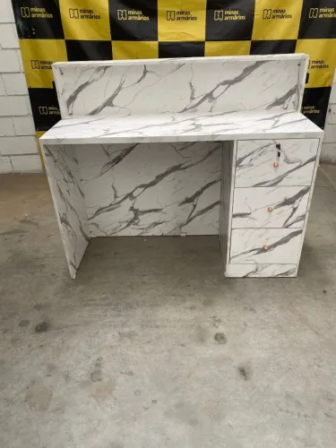 Balcão recepção Vulcano  03 Gavetas MDF 30MM 120X140X50 