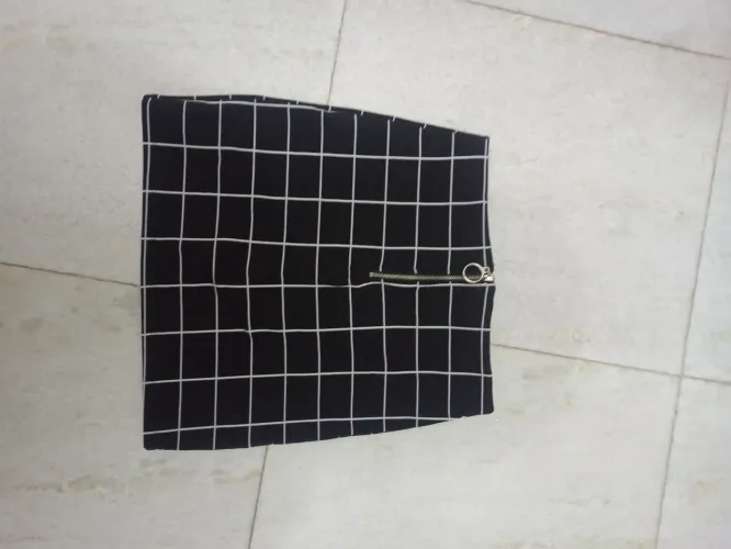 Saia Jacquard xadrez