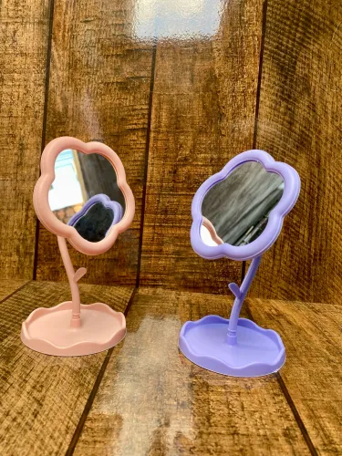 Espelho de Mesa Rotativo Maquiagem 