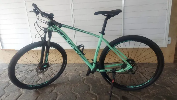 Bicicleta oggi big well 7.0 freio hidráulico shimano 