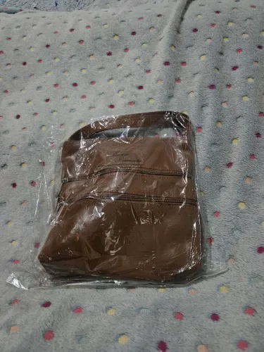 Bolsa Feminina Caramelo Com Divisões<br>Lana Pimenta P