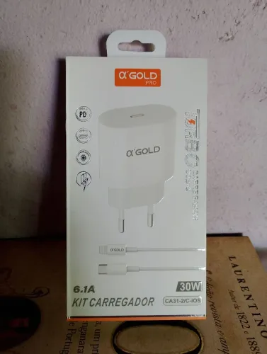 Carregador de iPhone Turbo 30W - Novo