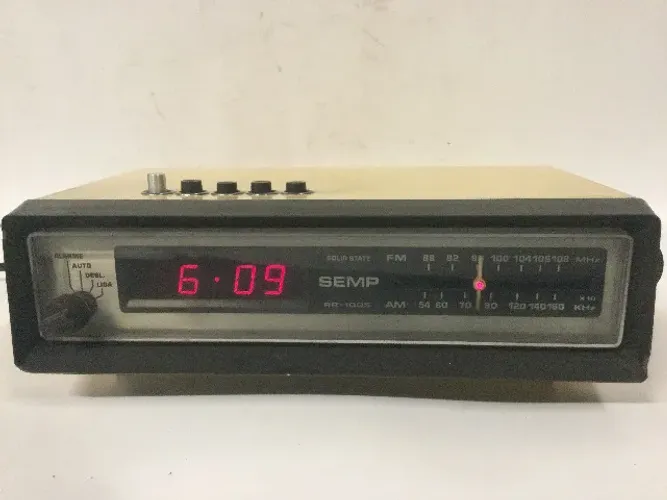 radio ama fm relogio antigo semp