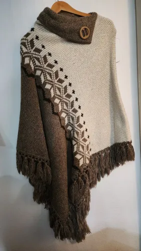 Poncho Peruano em Lã original