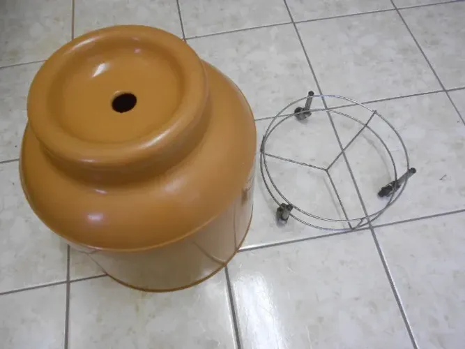 Capa plástica para botijão de gás de cozinha