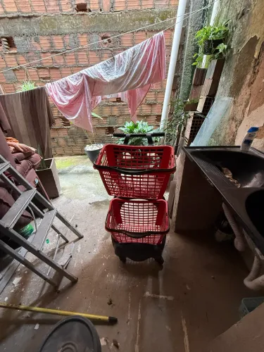 Carrinho para supermercado ou mercadinho