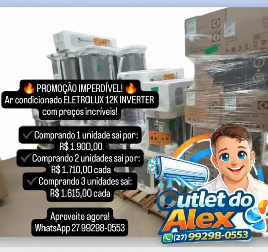 Ar condicionado Eletrolux 12 K- Novo