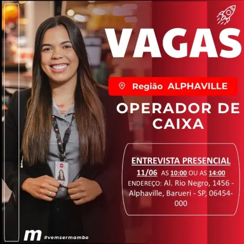 OPERADOR DE CAIXA - ALPHAVILLE