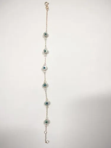 Pulseira olho grego  18k