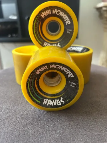 Rodas de Longboard Hawgs Mini Monster 70mm 82A 